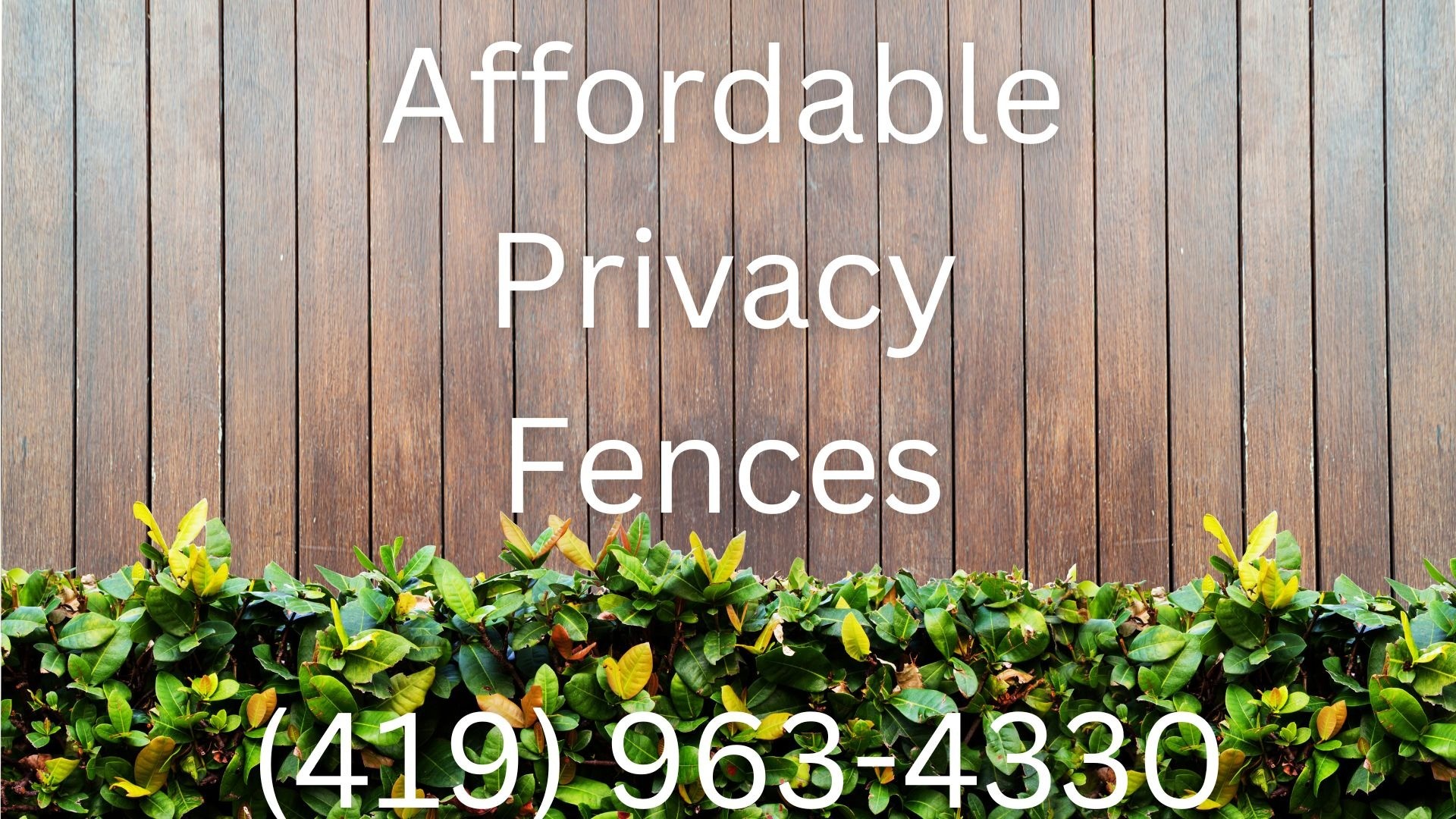 Fence Companies Near Me Temperance Michigan